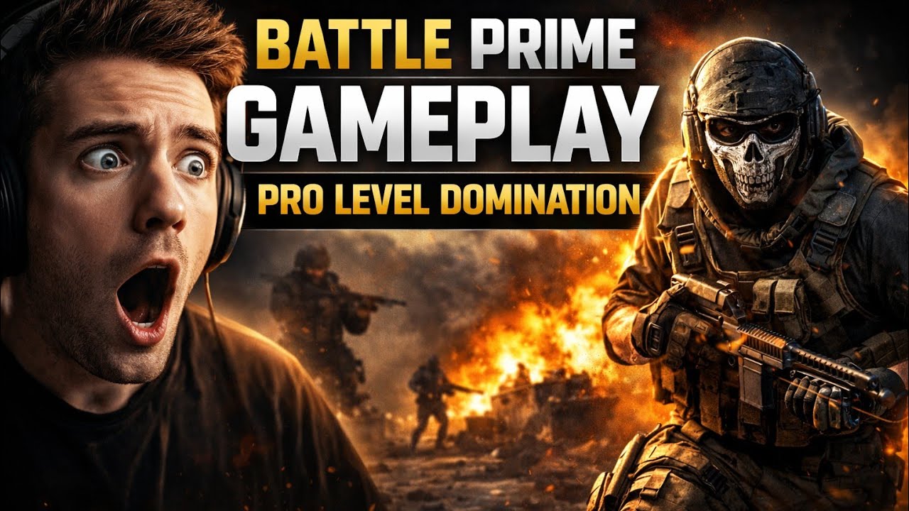 Battle prime Gameplay. Played like A Pro🔥FULL DOMINATION..!!!!!!!