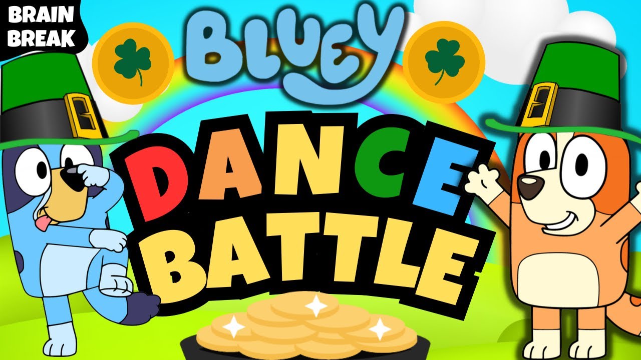 St. Patrick’s Day | Bluey Dance Battle | Brain Break | Danny GoNoodle