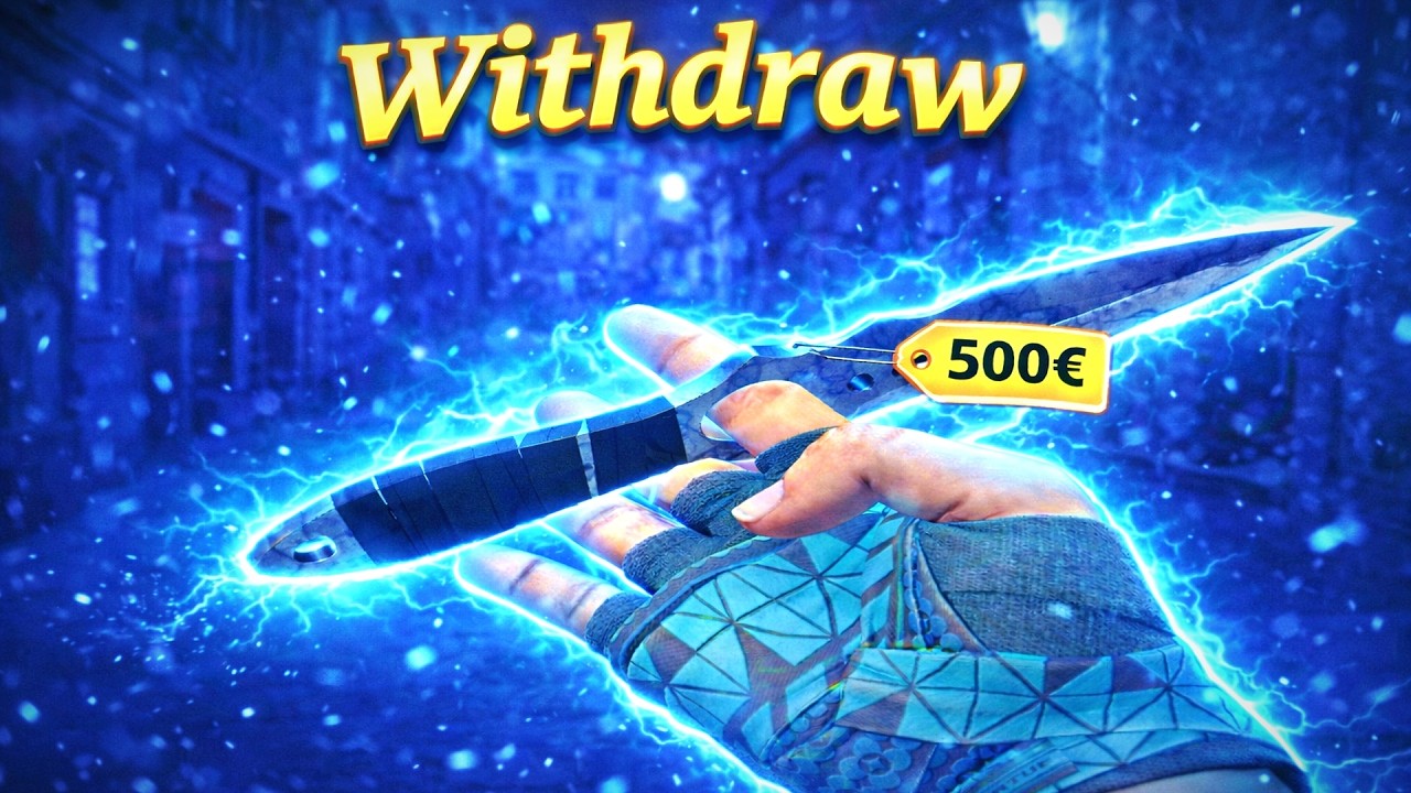 NEJVĚTŠÍ WITHDRAW NA TOPSKINU! 💸🔥 PADL SKELETON KNIFE?! 😱