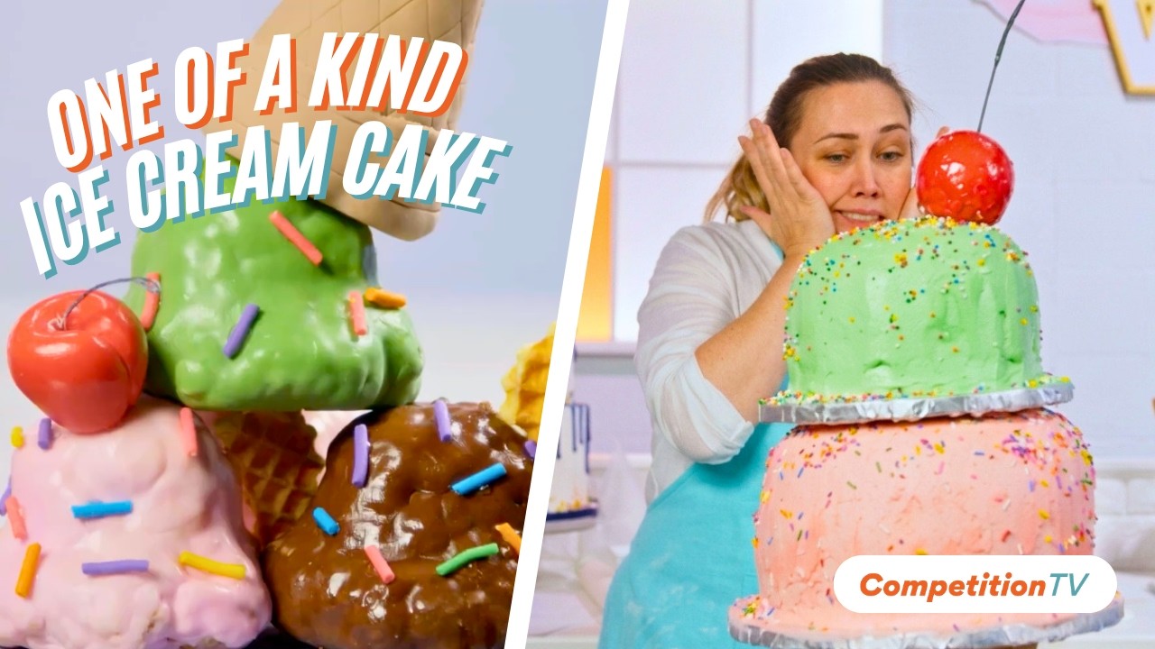 Nothing Sweeter Than A Dancing Pink Icecream Shop Bday Cake! | Best Cake Wins 308