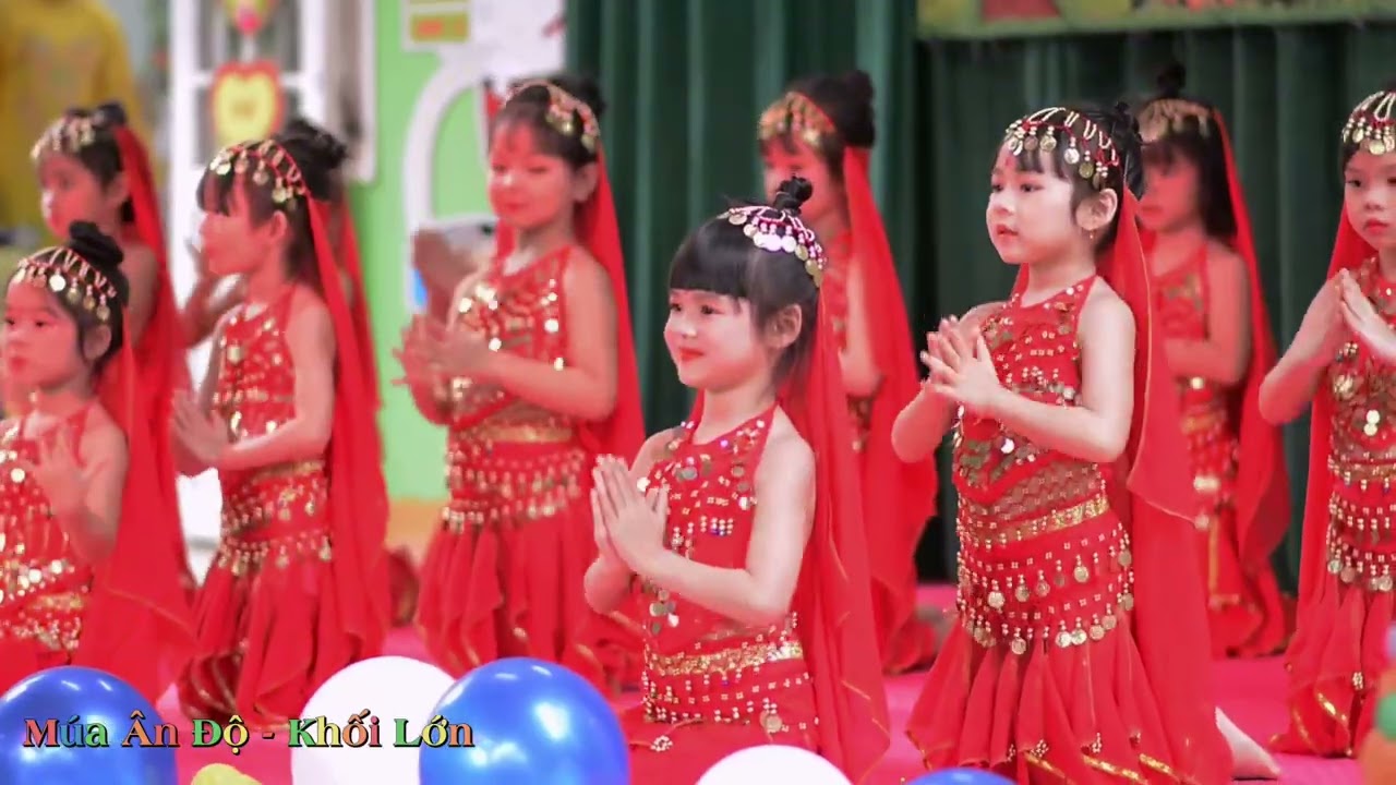Múa Ấn Độ- Các bé trường Mầm non Phong Lan