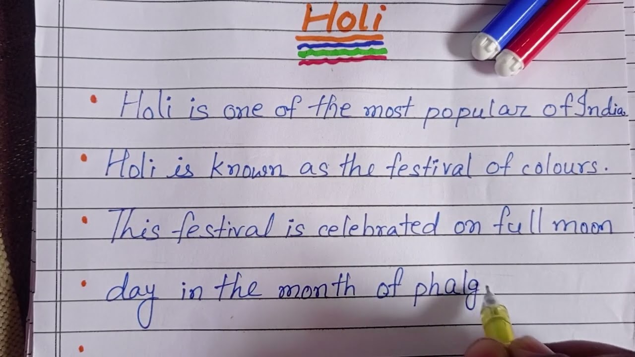 Must learn about this upcoming trending festival ( HOLI ),Holi par essay, Holi par ek essay likhe