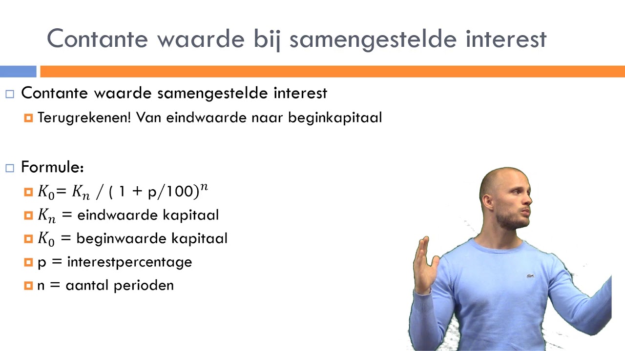 Bedrijfseconomie - Financiële zelfredzaamheid - Hoofdstuk 5 - Sparen & Samengestelde interest