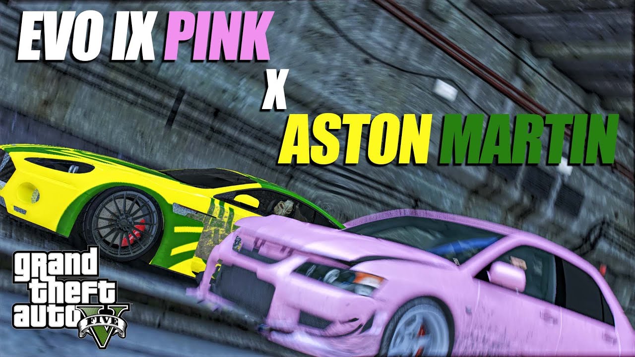 HOT PURSUIT EVO PINK X ASTON MARTIN DB9 RONNIE!!! -GTA V ROLEPLAY