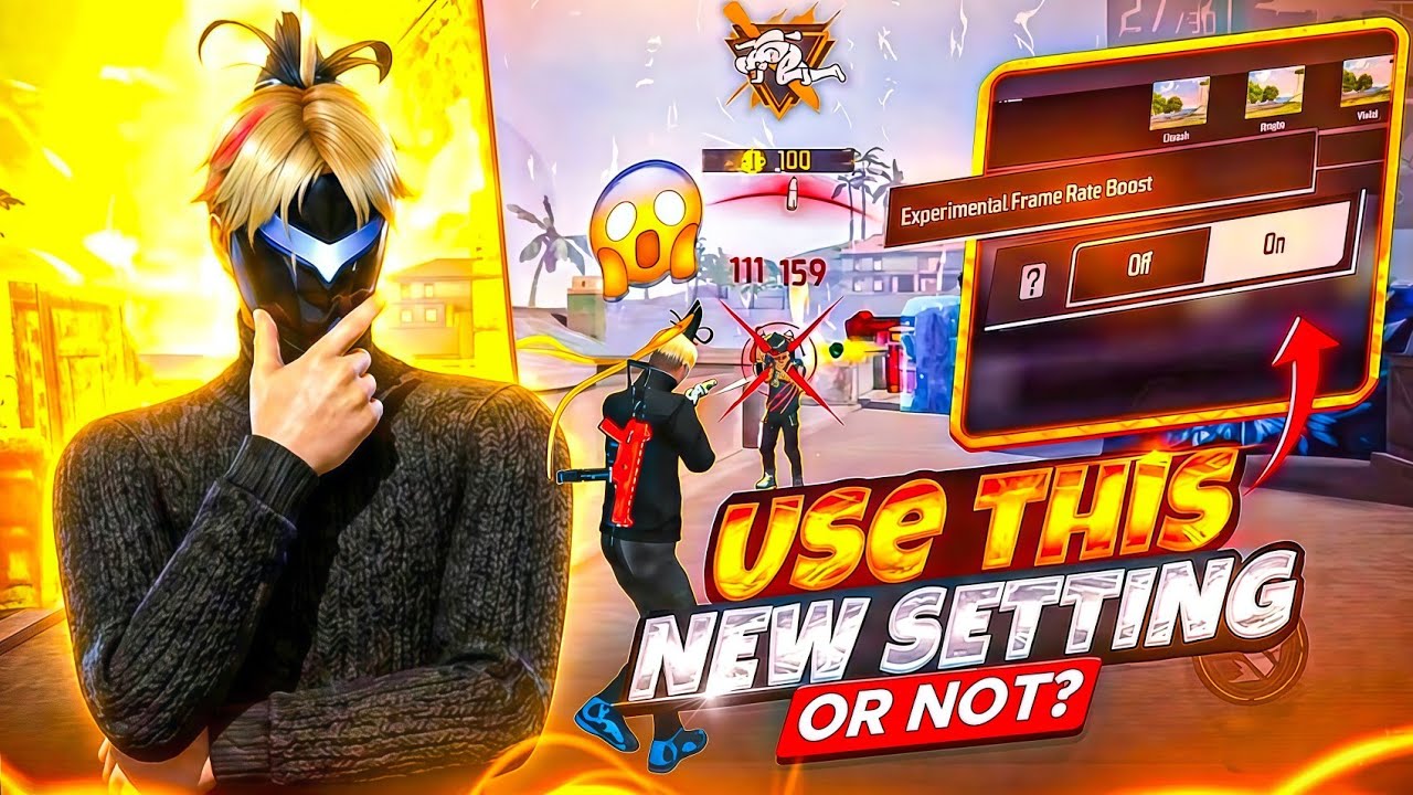 NEW 120FPS SETTING = NO LAG?🤔(100% HEADSHOT RATE)🤯 | EXPERIMENTAL FRAME RATE BOOST IN FREE FIRE🔥
