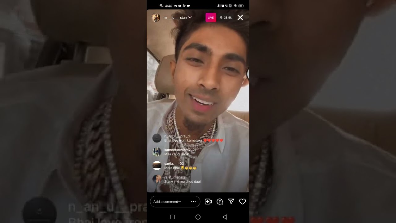 Mc stan latest instagram live | Full Live
