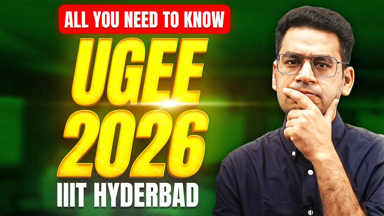 UGEE 2026 IIIT Hyderabad | CUTOFF | Test Series | MathonGo | Anup Sir