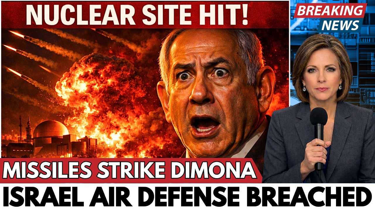 BREAKING IRAN HITS ISRAEL'S NUCLEAR FACILITY 180 WOUNDED IN RETALIATION FOR NATANZ