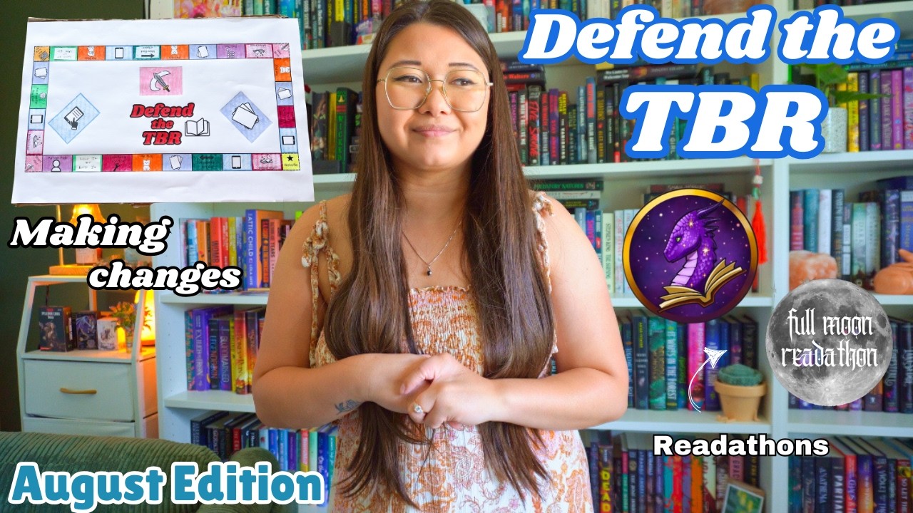 🏰 August TBR Game 🏰 Defend the TBR | Completely Starting Over- Getting My TBR from over 600 to Zero