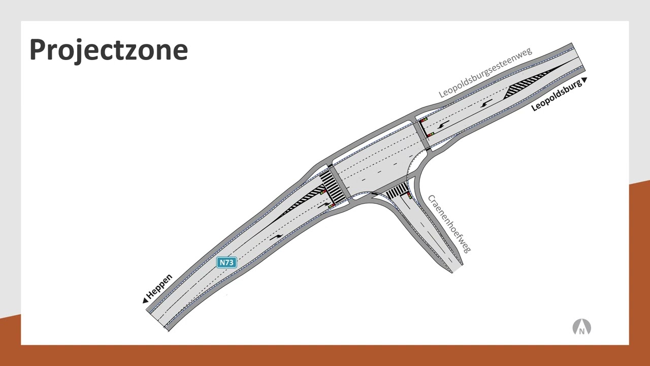 N73 Leopoldsburg - Start werken aan kruispunt Craenenhoefweg