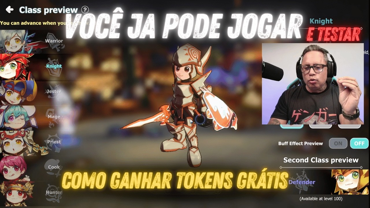 NOVO MMO RPG CHEGANDO COM MUITO HYPE  V&Aacute;RIAS CLASSES + COMO JOGAR + COMO GANHAR TOKEN FREE EM SEAL M