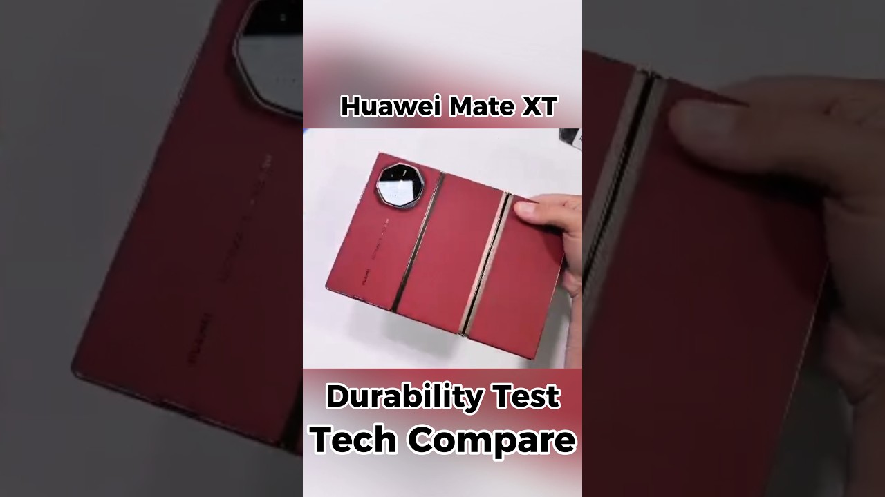 Huawei Mate XT Durability Test! 😱🔥 | Foldable Phone Torture Test #shorts