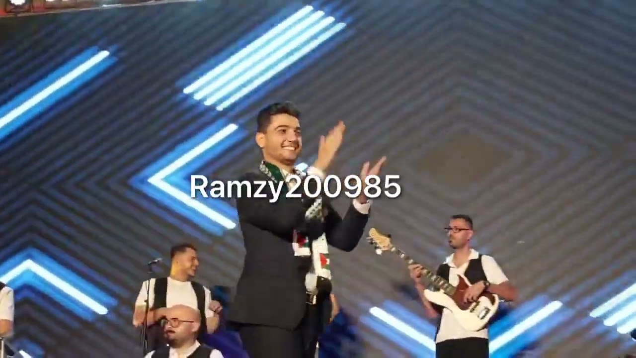 الفنان محمد عساف في حفل افتتاح مهرجان المخرور  في فلسطين