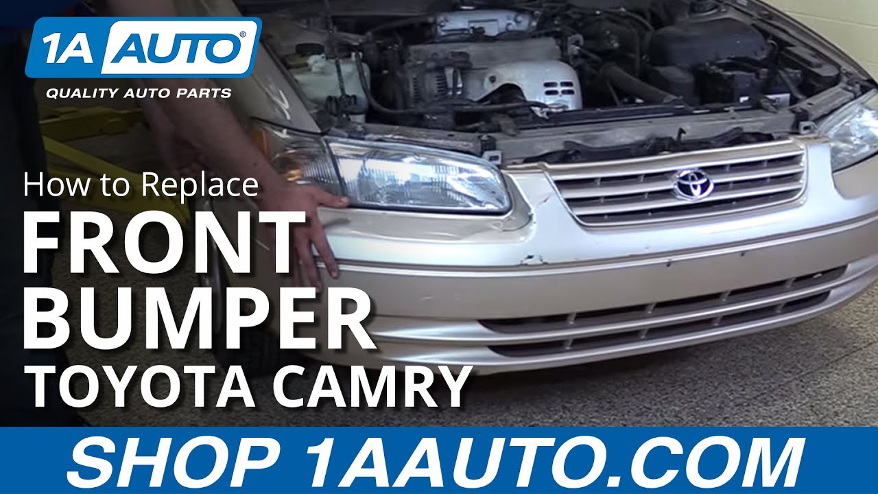 Как снять передний бампер на Toyota Camry 97-01