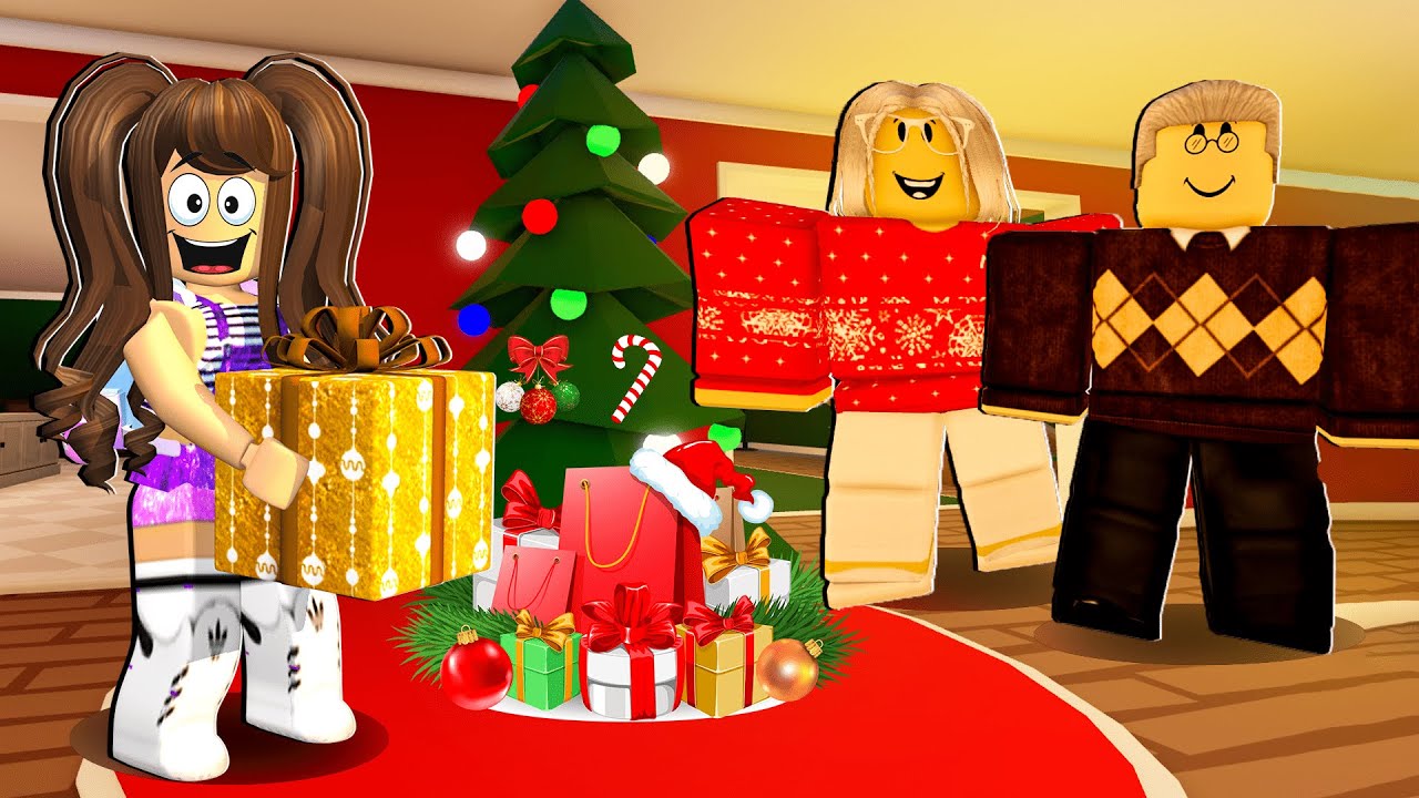 FOMOS PARA CASA DO VOVÔ E DA VOVÓ NO NATAL- Where's Santa [Story] Roblox