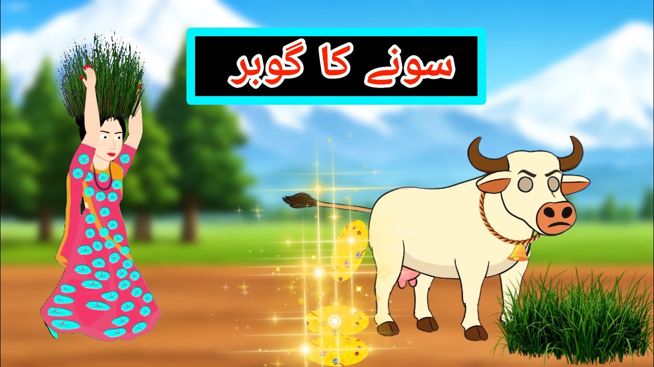 Cow Story| Sony Ka Gobar| Hindi Cartoon Story| Moral Cow Best Story| Animal Story|