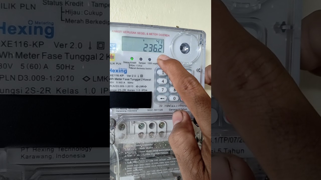 Kode Meteran Listrik PLN/ KWh meter Listrik PLN