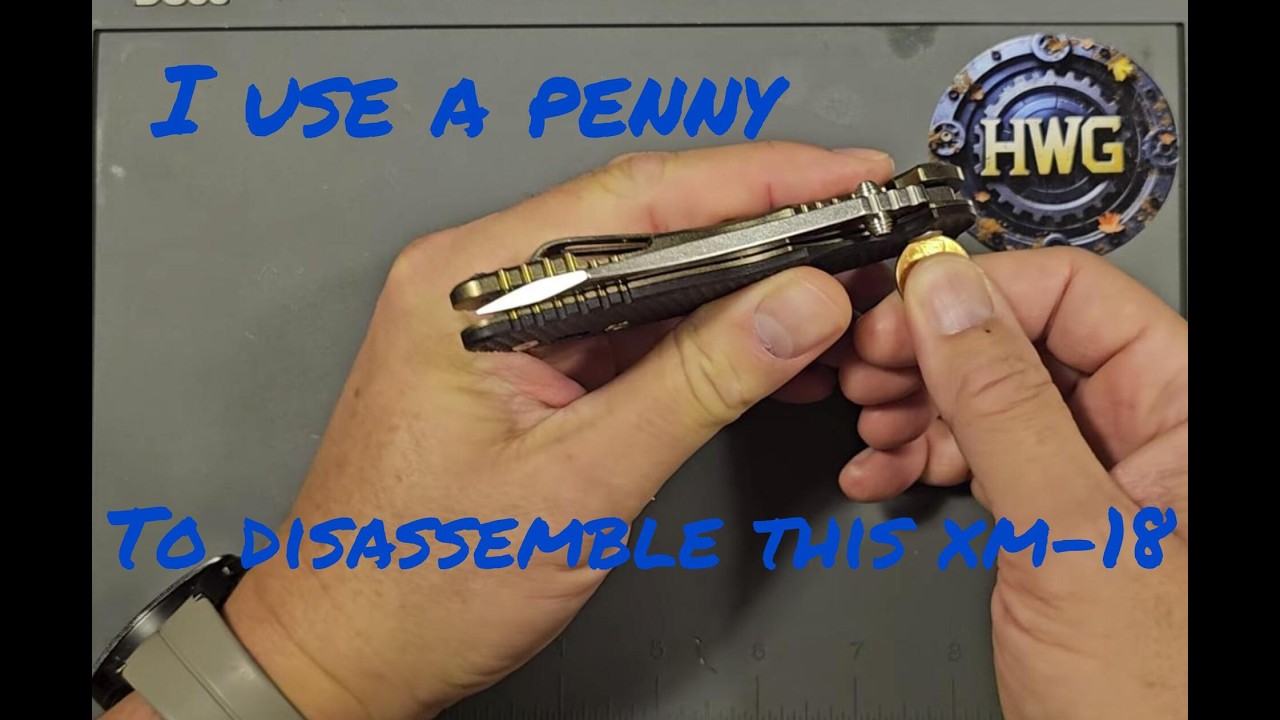 Разборка и чистка пистолета-пулемета Hinderer XM-18 Skinner