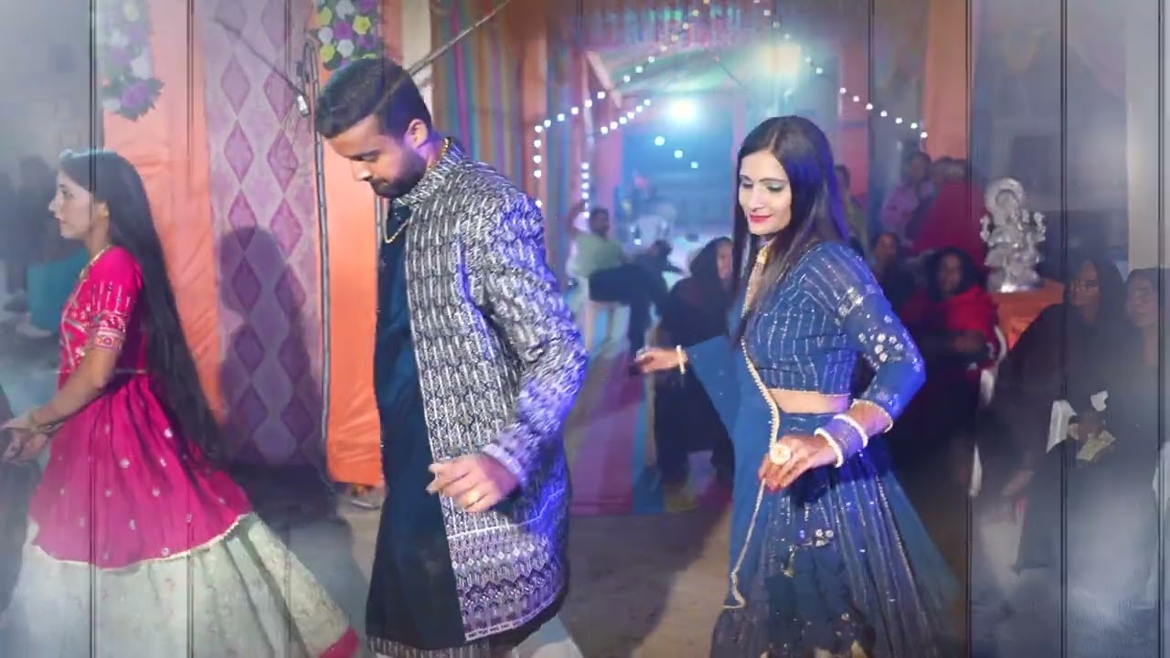 MILAN & NISHA MARRIAGE RASGARBA PART-2 SAVADHARIYA  PARIVAR KAMANA
