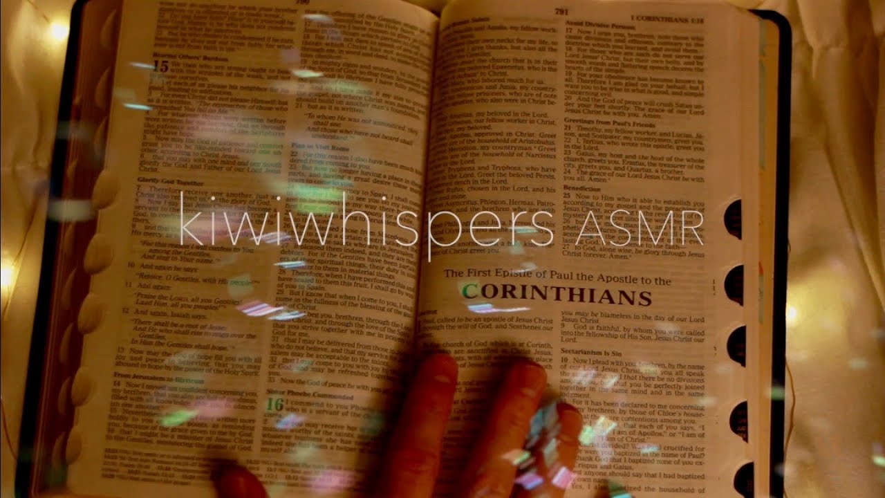 ASMR Bible Whisper Reading | KiwiWhispers