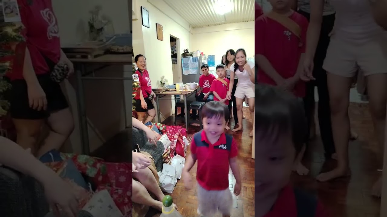 Christmas celebration  with the kids 