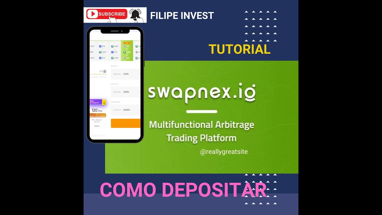 TUTORIAL - COMO DEPOSITAR NA SWAPNEX