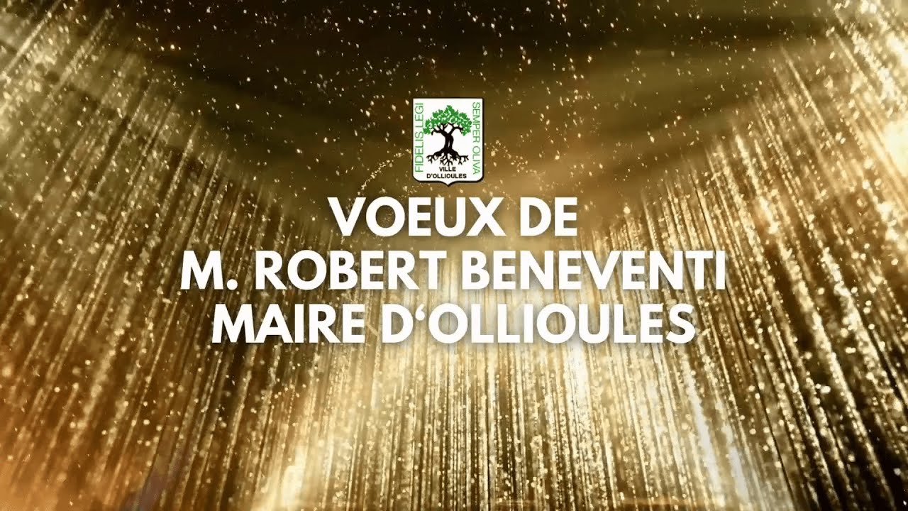 Voeux de M. Robert Beneventi, Maire d'Ollioules pour l'année 2024