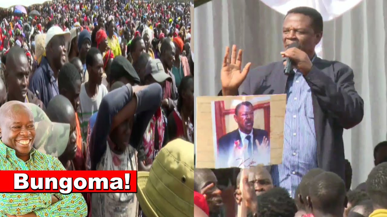 Ruto point man Waluke almost beaten after insulting Gachagua in Bungoma!