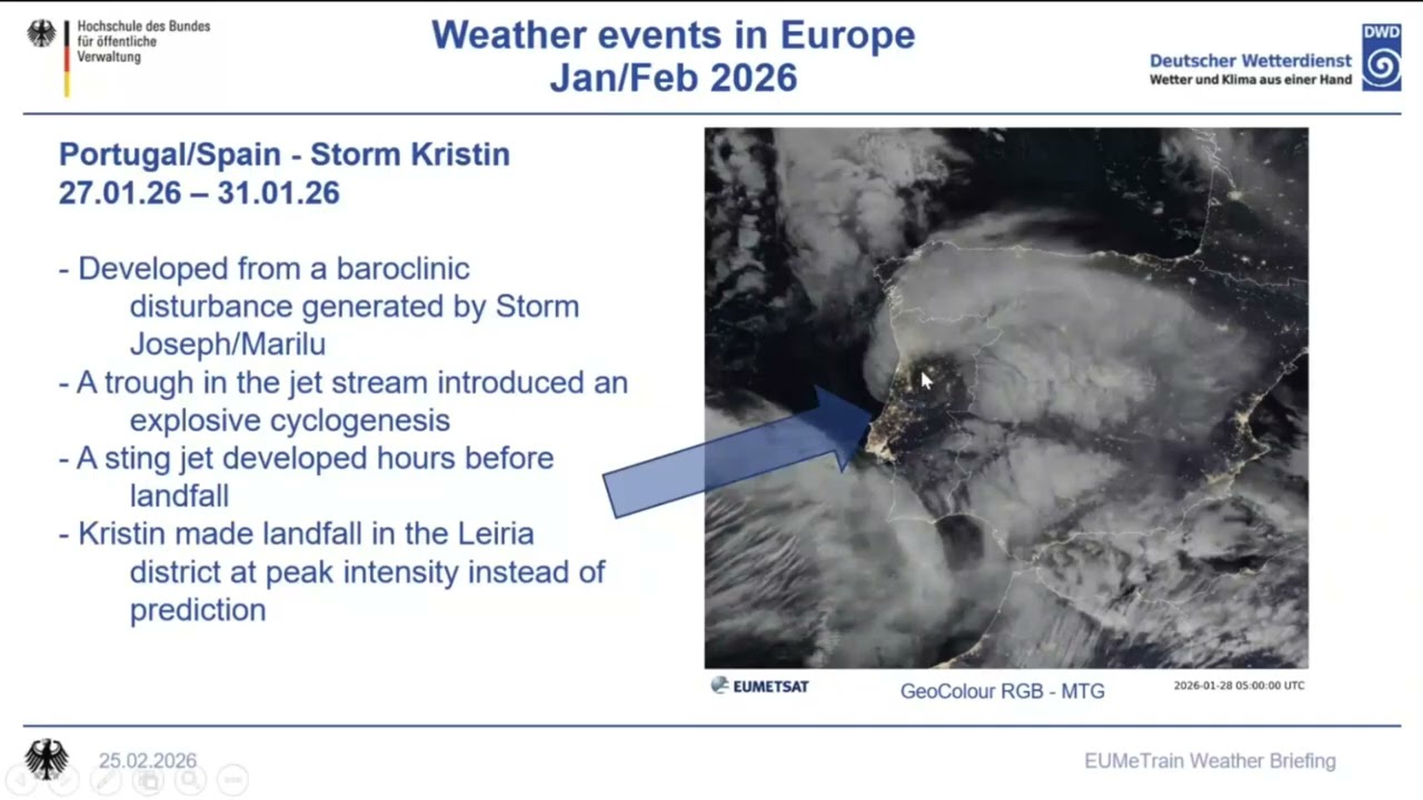 EUMeTrain Weather Briefing - February 2026