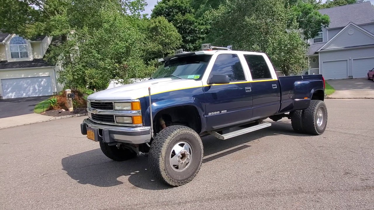 1998 Chevrolet Silverado SLE 4x4 3500 Dually Diesel Review