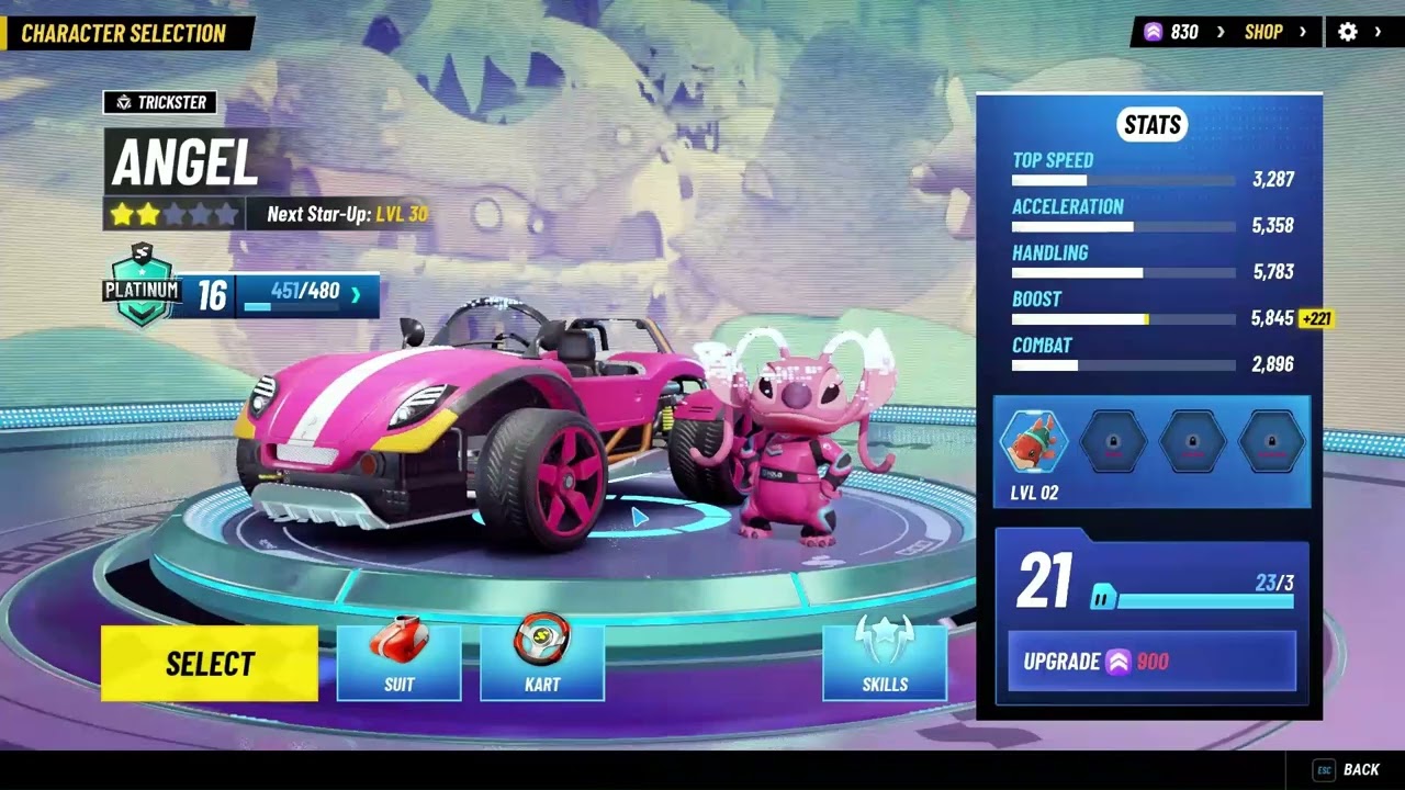 Disney Speedstorm mi personajes desbloqueados