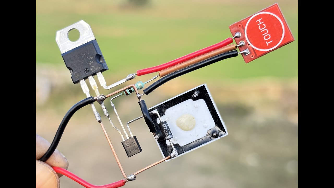 TTP3 Touch Sensor project(simple circuit working model)