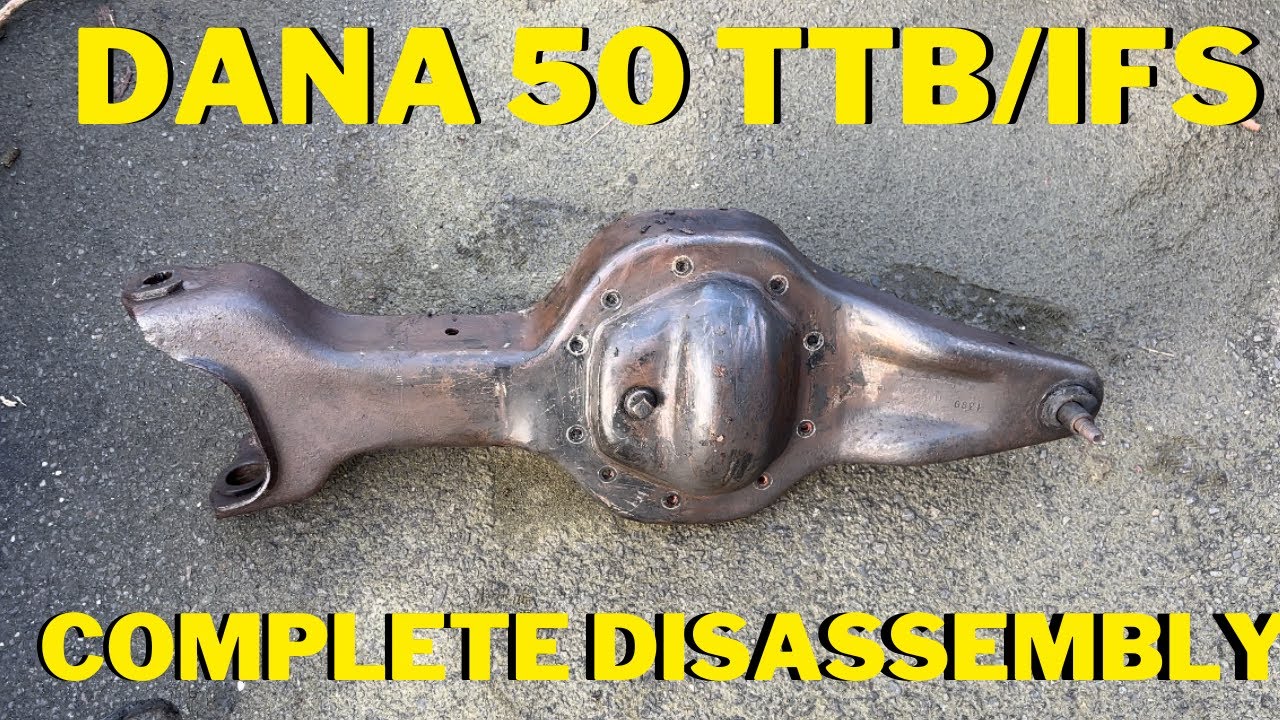 Полная разборка моста Ford Dana 50 TTB/IFS (OBS).