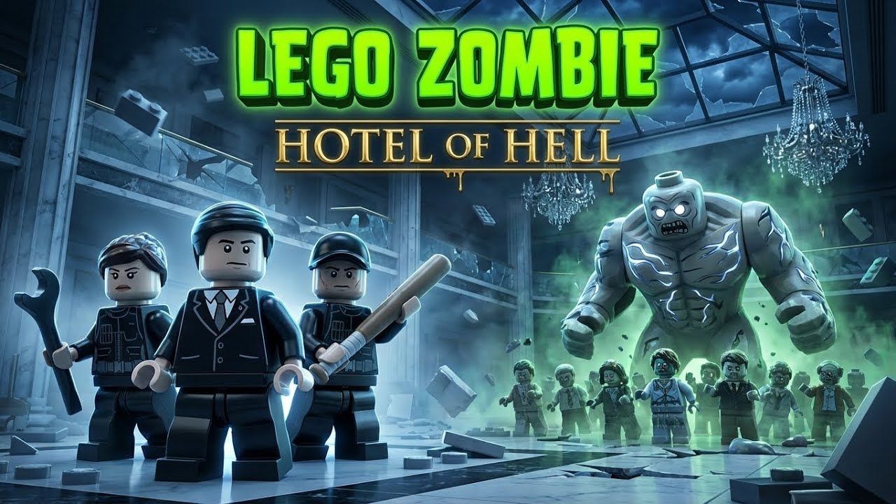 Zombie Outbreak: Hotel Of Hell | LEGO Zombie Animation | Full Episode 6