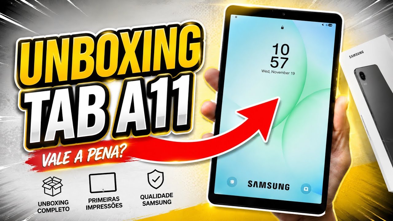 Galaxy TAB A11 Vale a Pena? #samsung 