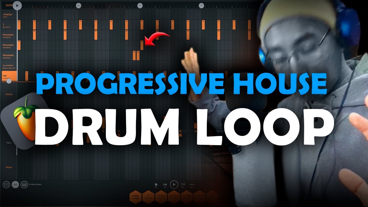 ❤️‍🔥🤠How to Porgressive House Drum Loop en FL Studio Mobile | Drum Loop #2