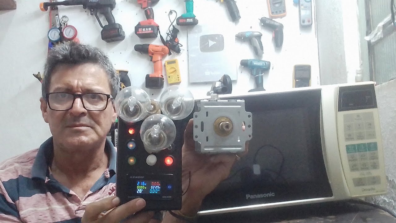 Magnetron com Super aquecimento  aprenda a Resolver os Defeitos na Prática testando os  Componentes