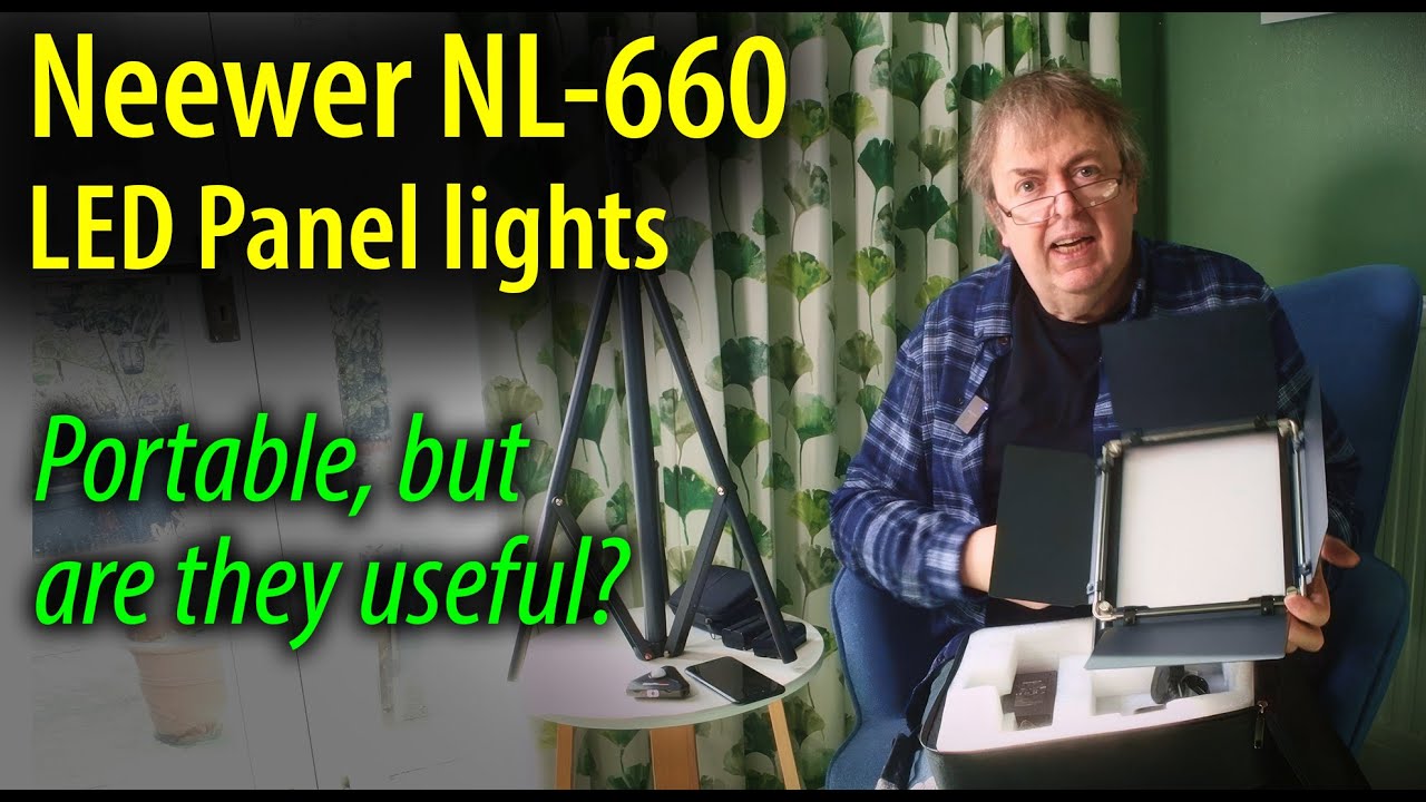 Комплект портативных светодиодных светильников Neewer Panel Light NL-660.