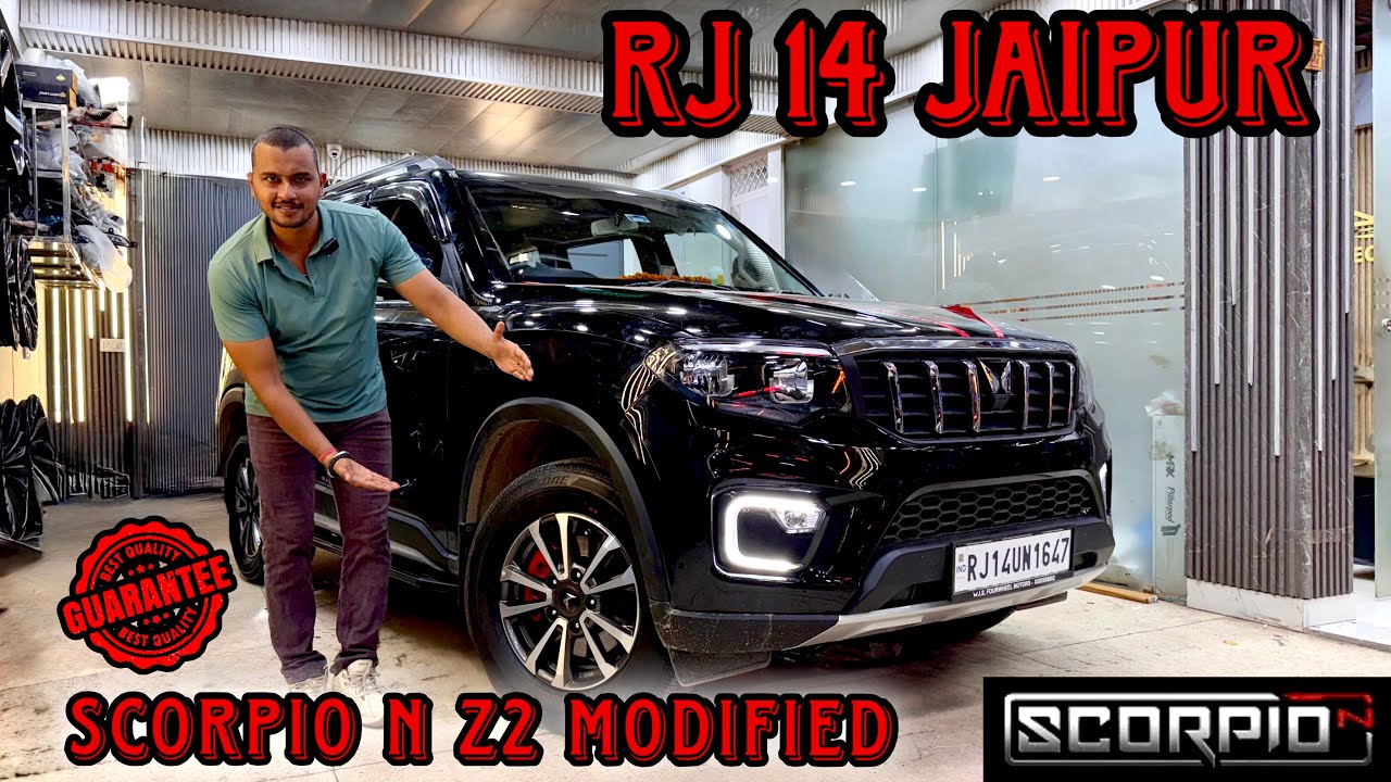 JAIPUR की Z2 बन गई Z8L 👉🏼 SCORPIO N MODIFIED ❌ NO HIDDEN PRICE 🫶🏽 NEW SCORPIO N MODIFICATION 2026