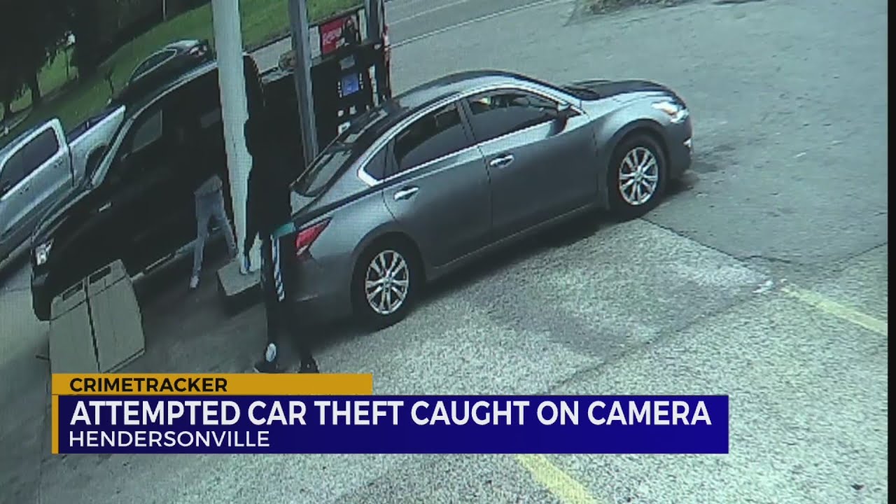 Attempted car theft caught on camera