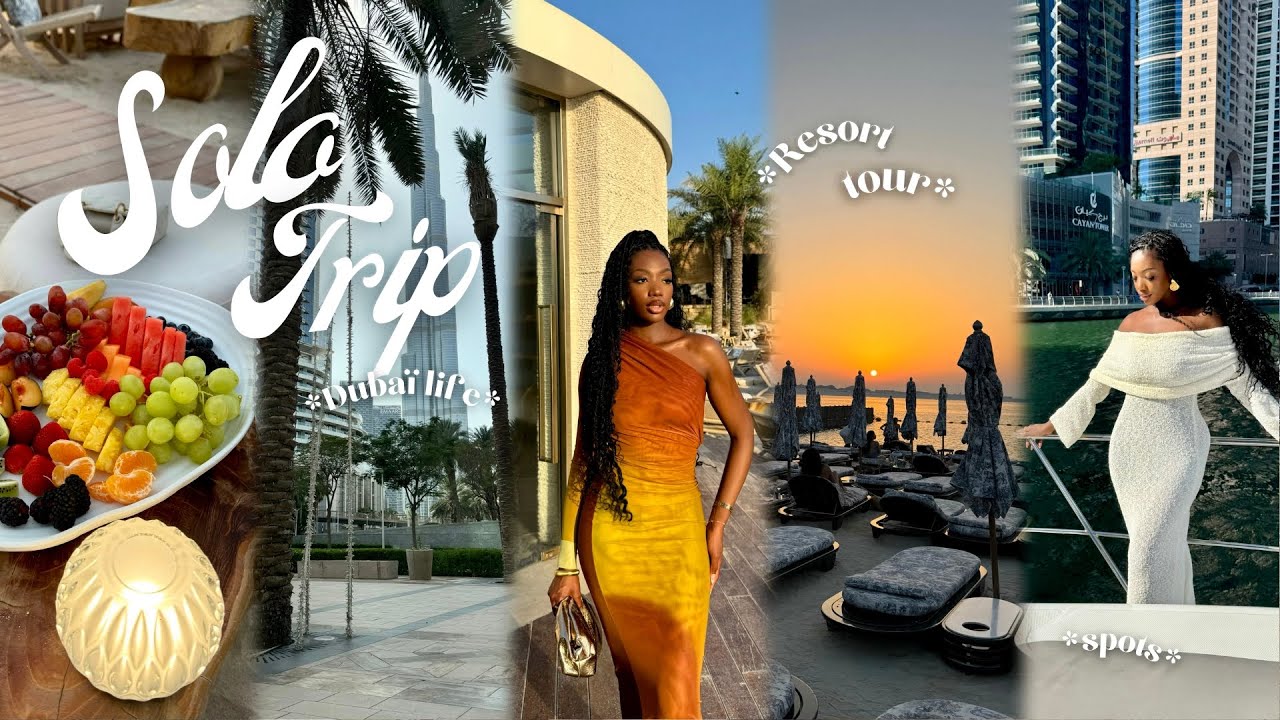 SOLO TRIP VLOG: MA NOUVELLE VIE SEULE À DUBAÏ (resort de luxe, rencontres, spots, restaurants...)