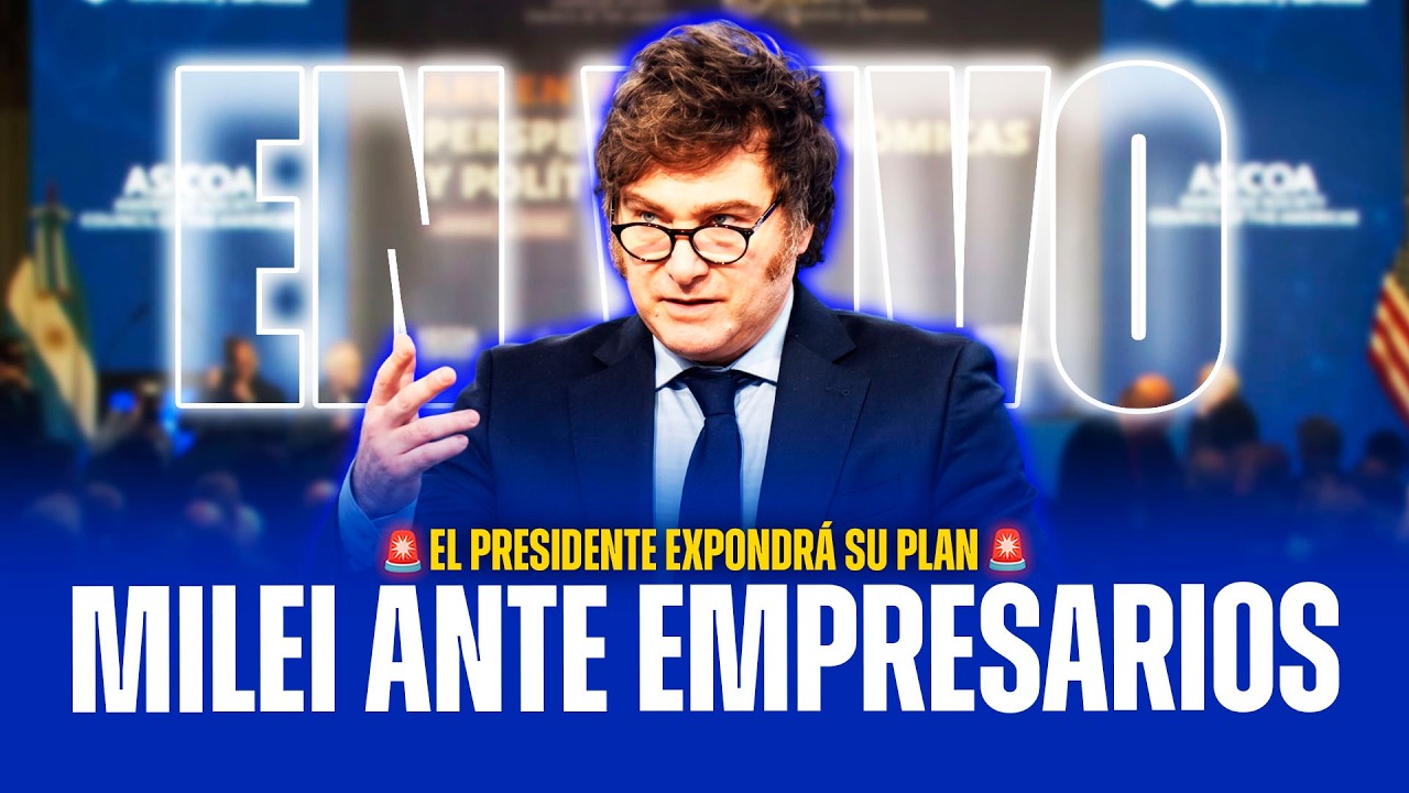 🇦🇷🚀MILEI EXPONE ANTE EMPRESARIOS EN EL COUNCIL OF THE AMERICAS CON UN MENSAJE CLAVE PARA LA ECONO
