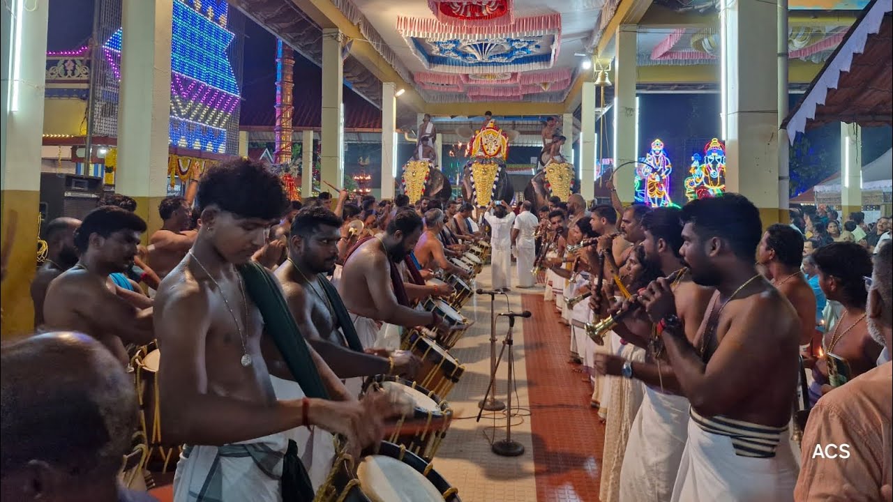 കാഴ്ചശ്രീബലി പഞ്ചാരിമേളം ചെറുശ്ശേരി കുട്ടൻമാരാരാർ