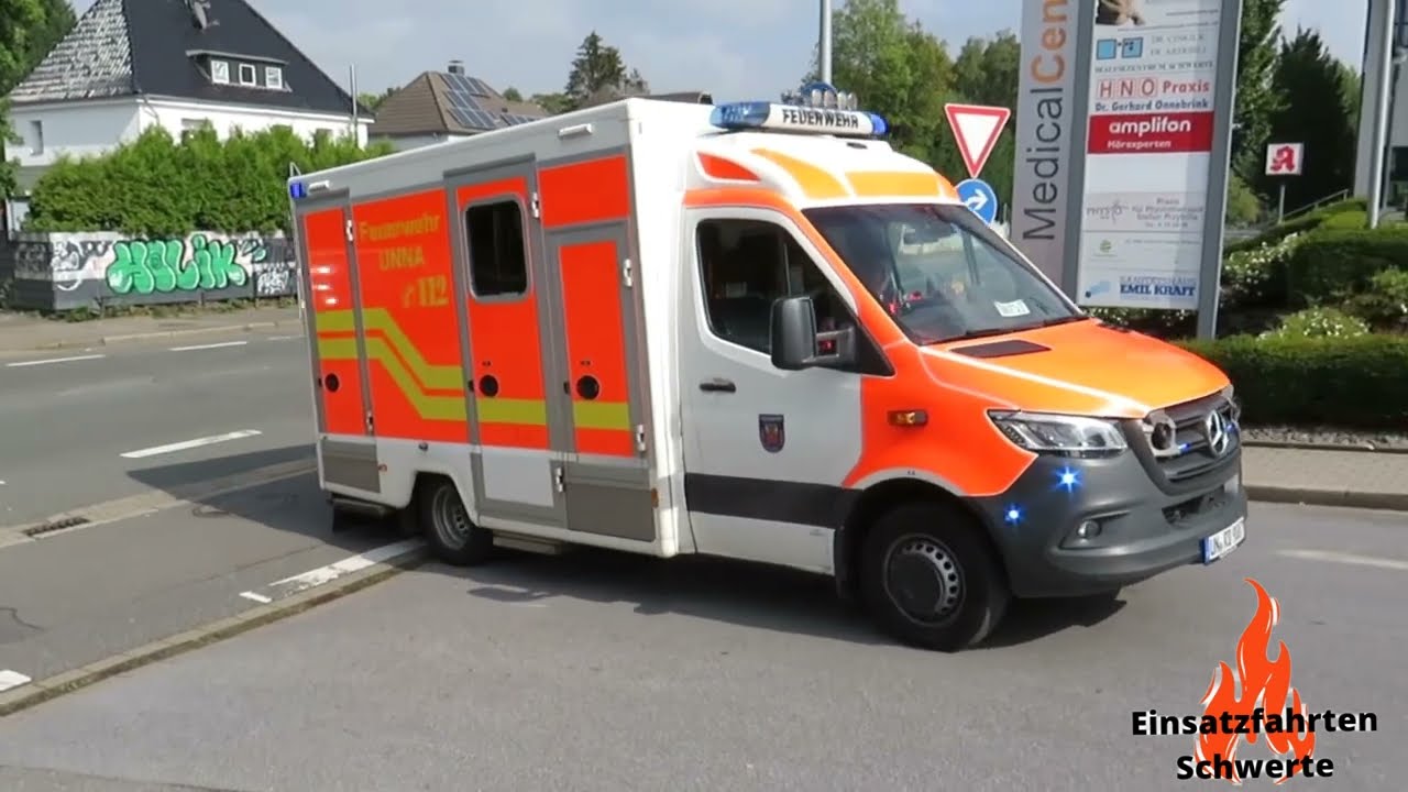 [Rettungsdienst] Oberhausen, Düsseldorf, Leverkusen, Bochum, Dortmund, Mühlheim, Unna und Schwerte