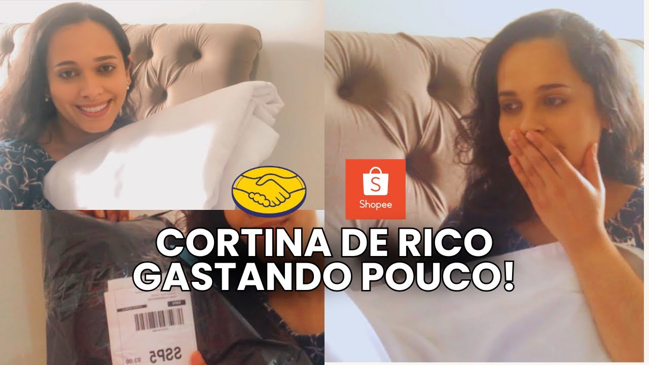 Cortina de Rico, Pagando Muito Barato na Shopee. O Resultado me surpreendeu!