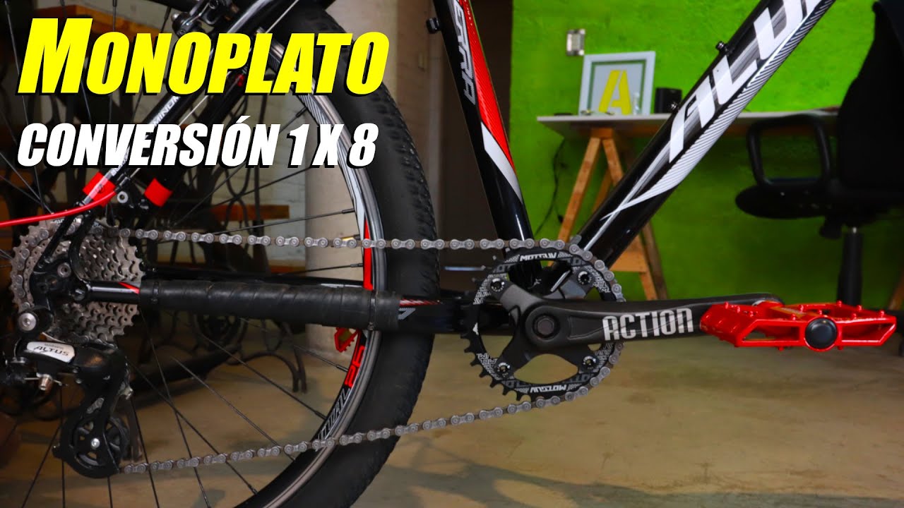 Monoplato MTB Conversion a1x8 Alubike Sierra Noecillo