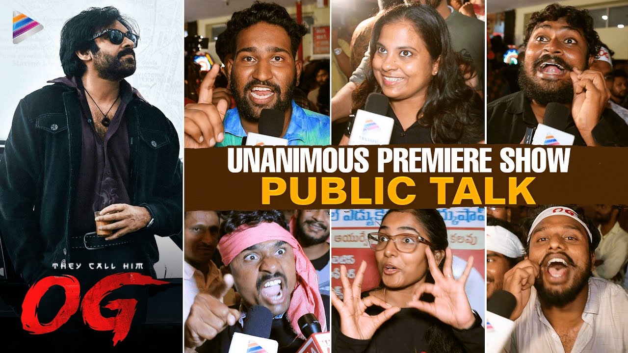 OG Unanimous Premiere Show Public Talk | OG Public Talk | Pawan Kalyan | OG Public Review | Sujeeth
