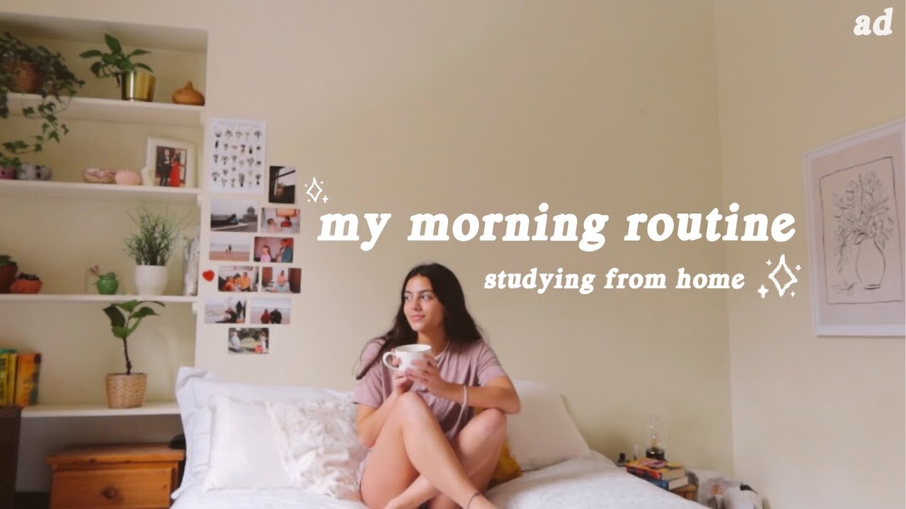a morning with me ❄️ studying from home routine!