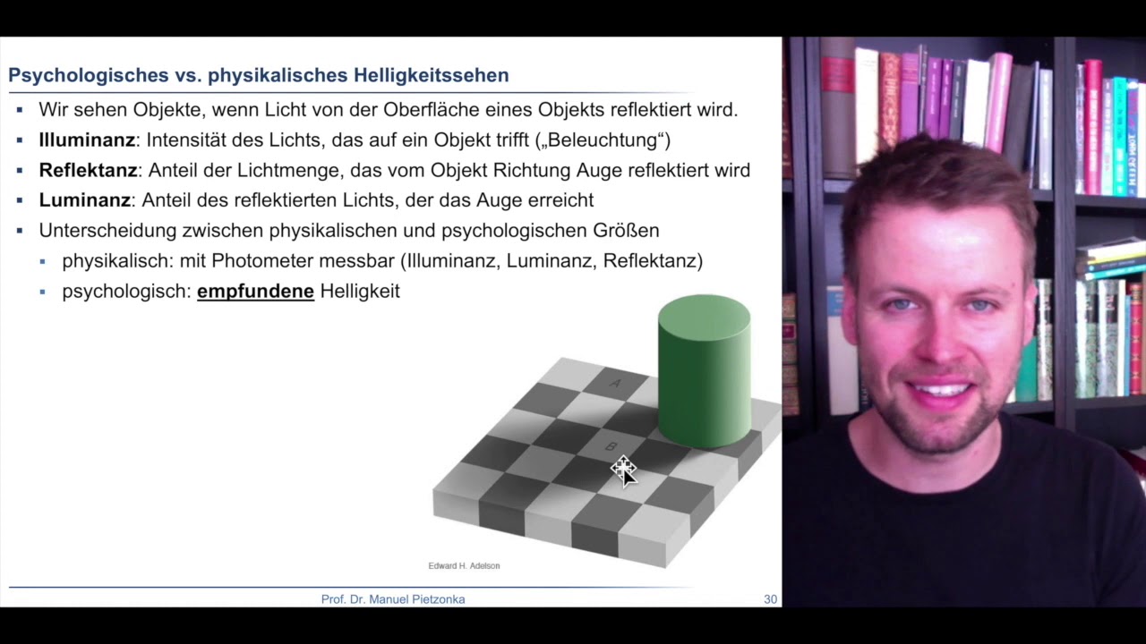 Wahrnehmungspsychologie 3 - Visuelle Wahrnehmung und optische Täuschungen