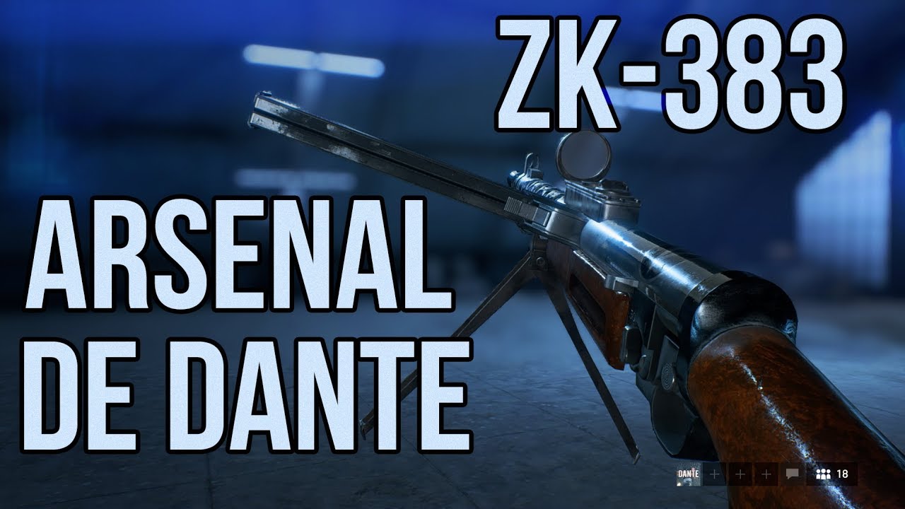 Arsenal de Dante - Battlefield 5 ZK 383 Gameplay FR